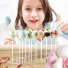 21-pakowy 21-dziurowy uchwyt akrylowy Lollipop na wesela dla dzieci Prysznice urodzinowe