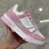 2024 Fashion Luxury Brand Trainer Casal Shoes Мужская и женская повседневная обувь высококачественная обувь.