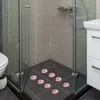 Tappetini da bagno adesivi da bagno vasca non slip a forma di guscio di sicurezza gradini doccia per la doccia per pavimentazione adesiva nastro di pavimentazione rosa