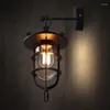 Lampada da parete pittura antica nera bella illuminazione decorazione design