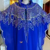 Vêtements ethniques 2022 Femmes africains Abaya Long Robe High Sequins broderie Hobe musulmane DUBAI Dubaï Maroccain Kaftan Turkish Islamic Clothing T240510