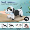 Zdalny robot zabawki elektroniczny pies Inteligentny bezprzewodowy inteligentny elektryczny/RC Talking Child Control 24G Kids Pet dla BEWGL Programmable Animal Bulw