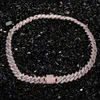 Hip Hop Jóias finas Colar da moda Certificado GIA VVS vs Moissanite Chain Link Chain 925 colar de diamante de prata esterlina