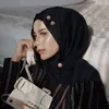 Broschen 634C 6 Paare modische Hijab Brosche Matte Seidenschalschnalel dekorative Manschettenknöpfe