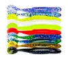 10pcslot 95cm6g 10 färger Worm Plastic Lures Party Favor Swimbait wobblers mjuk bete fiske lure artificiell bas tackling jy07917081115