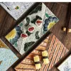 Placas de 12 polegadas Cerâmica Cerâmica Placa retangular personalizada Tableware Sushi Sashimi House Housed Kitchen Supplies
