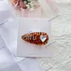 Mui Mui Hairpin Luxury Barrettes 디자이너 여성 아크릴 프랑스 유명인 헤어 핀 브랜드 헤드 밴드 레저 헤어 클립 패션 헤어 클립 헤드웨어 597