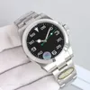 Смотреть Men Luxury Watch 40 -мм сапфировые дизайнерские часы Высококачественные автоматические механики 3230 Движение из нержавеющей ремешки арабские цифры.