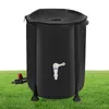 Storage Bottles Rain Barrels Portable Weather Proof Sturdy Water Tank Container With Filter Spigot Folding Garden Barrel