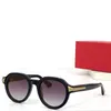 Des lunettes de soleil de créateur de mode Hommes et femmes conçus par créateur de mode CT0486S Texture complète Super Good UV400 rétro Full Fild Sunglasses avec des lunettes