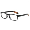 Solglasögon ramar bärbara vikbara anti-blue lätta läsglasögon lätt hd presbyopia glasögon