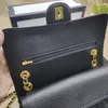 Sacs de chaîne en argent en or Designer Femmes Sac à rabat Mini sac à main sac de créateur noir sac à main sac à main