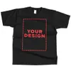 Drukuj na żądanie 100% bawełniana koszulka dla mężczyzn Kobiety Niestandardowy projekt DIY DTF*A3 240429