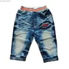 Shorts 5051 Elastic Taille Summer Boys Shorts Childrens Jeans 70% Länge Länge2405L2405