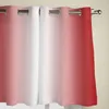 Curtain Red And White Gradient Outdoor For Garden Patio Drapes Bedroom Living Room Kitchen Bathroom Window
