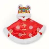 Giacche Claik Classico cinese per Baby Born Baby COMPLEANNO Tiger fatto a mano con cappuccio con cappuccio in cotone 1-2-3-3-4-5 anni Kids Cape Winter