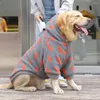 Vêtements pour chiens Hoopet Hiver Big Pet Vêtements Jackest chaud pour les gros chiens Labrador Tenues de laine de laine à deux pattes Supplies moyennes