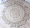 Dywany amerykański okrągły styl naturalny dywan dywanu ręcznie robione dywany rattanu i maty do sypialni salon