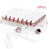 Botellas de almacenamiento 50 piezas/lote 2 ml 3ml 5ml Clear Golper Glass Bottle Small Essential Oil Pipette Contenedor Portable Perfume