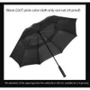 Outdoor Umbrella Titanium Sier Glue Anti UV Umbrella Long Handle Reinforcement Anti Storm Sunny Umbrella Golf Umbrella
