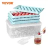 VEVOR 170st Ice Cube Tray Circular Ice Ball -tillverkare som används för frysning av 2x33 st och 1x104pcs isbollbollar för att göra små isbitar 240510