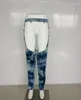 Jeans para mujeres Sexy Women Big Hole Reped Destroy Lave Denim Pants Fashion Ladies Baros Large Plus M-XXL