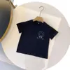 Bébé enfants T-shirt filles garçons classiques imprimement tshirts floraux créateurs de mode fille garçon tops lettre d'été chemises vintage t-shirts de luxe