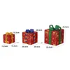 Enveloppe de cadeaux Lumières de Noël décorations festives pour les festivals boîtes charmantes décoration de maison de vacances extérieures