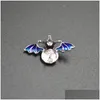 Jewelry Settings S925 Sier Pearl Pendant Mounts Necklace Accessories Diy Enamel Bat Drop Delivery Dhtjr