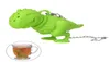 Creative Dinosaur Shape Tea Infuser Tea Filtro de chá de chá vazio Sacos de chá de silicone Os suprimentos de cozinha filtro de ervas difusor2453652