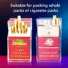 Transparent Cigarette Case With Lighter King Size 20Pcs Cigarettes Rechargeable Flameless Windproof Arc Lighter