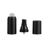 15 ml 30 ml zwarte Airless Bottle Lotion Cream Pomp Plastic Container Vaccum Spray 50 ml Cosmetische flessen Dispenser voor cosmetica