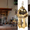 Candele oro europeo Castello europeo Cangoli vintage Hanging Hanging Lantern Glass Glass Wedding Ornamenti per la casa