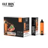 Elf Box Shisha 16000 Puff Disposable Vape Pen 28 ML Förfylld POD Uppladdningsbar batteri Elektroniska cigs Puffs 16K 0% 2% 3% 5% E Cigaretter