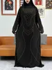 Roupas étnicas 1 peças Muslim Ladys Oração Kaftan Dress Vestido de capuz Turquia-africana maxi manto com hijab dubai árabe abaya Islã Roupas Ramadã T240510