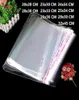 Intégrité 120250pcs Diverses grandes tailles Opp Poly Cloby Cookie Emballage Sacs d'emballage refermables Clear Auto Adhesive Plastic Bag287327965
