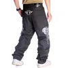 Männer Denim Streetwear gestapelt Jean Männer Schwarze Jeans Vintage Jeans Mode hochwertige Punkrock Hip Hop Classic Classic Plus Size 30-46