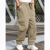Pantalon masculin 2024 Summer Youth Casual European and American Line Low Straight Large Taille S-3XL