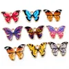 10pcs 21x15mm 19x16mm Colorful Butterfly Charms Pendant Enamel Metal Necklace Bracelet DIY Jewelry Making Accessories 240507