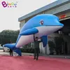 10 m di lunghezza (33 piedi) per la sfilata di carnivali esterni pubblicitari giganti gonfiabili modelli di delfini palloncini animali da cartone animato per la decorazione a tema oceanico con giocattoli ventilato
