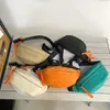 Torby w talii mody w stylu ulicznym nylonowa osobowość torba na klatkę piersiową Wodoodporny stały kolor na ramię Crossbody Fanny Pack