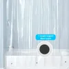 Zasłony prysznicowe Wodoodporna przezroczysta linia zasłony Peva Lekki plastik z 3 magnesami do łazienki