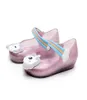 Mignon fille dessin animé sandales mini chaussures de licorne Nouveau poisson gelée d'hiver