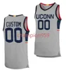 Jersey de basquete personalizada da UConn Huskies, com tecnologia rápida e seca e assinatura de Paige Bueckers