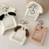 Frames Kpop Pocard Holder Cartoon Animal Po Soft Plush Card Binder Pendant School Stationery Sweet Cute Cover