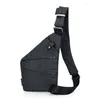 Sacs de rangement épaule pour hommes minces poche poche du sac à bandoulière masculin multi-poche marie anti-vol Holster masculin 2024