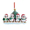 Harts Hem Personlig prydnad Penguin Family Xmas Tree Decoration Julrum Dekor 828