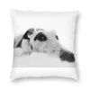 Kussen -Noordse schattige windhond in mono Case Home Decor Decoration Whippet Animal Dog Cover Sofa Bed Throw for for