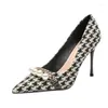 Платье обувь 2024 Летняя модная тенденция Stiletto High Heels