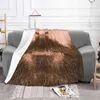 Couvertures moustaches et de la barbe Style de mode drôle Fashion Soft Throw